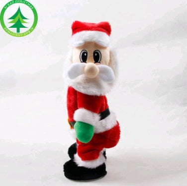 Christmas Decorations Electric Santa Toys Creative Twist Music Santa Claus Dolls