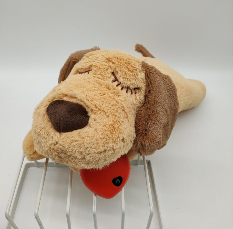 Accompanying Sleep Toy Dog Interactive Heartbeat Plush Toy