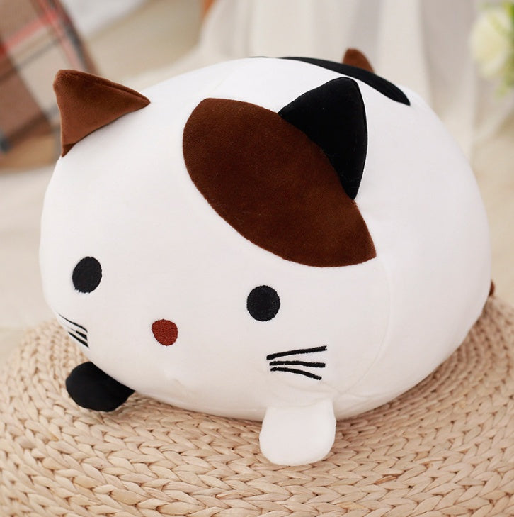 1pc 30cm Creative Kawaii Plush Cat Toys Soft Stuffed Down Cotton Pillow Cartoon Animal Kids Baby Doll Birthday Christmas Gift