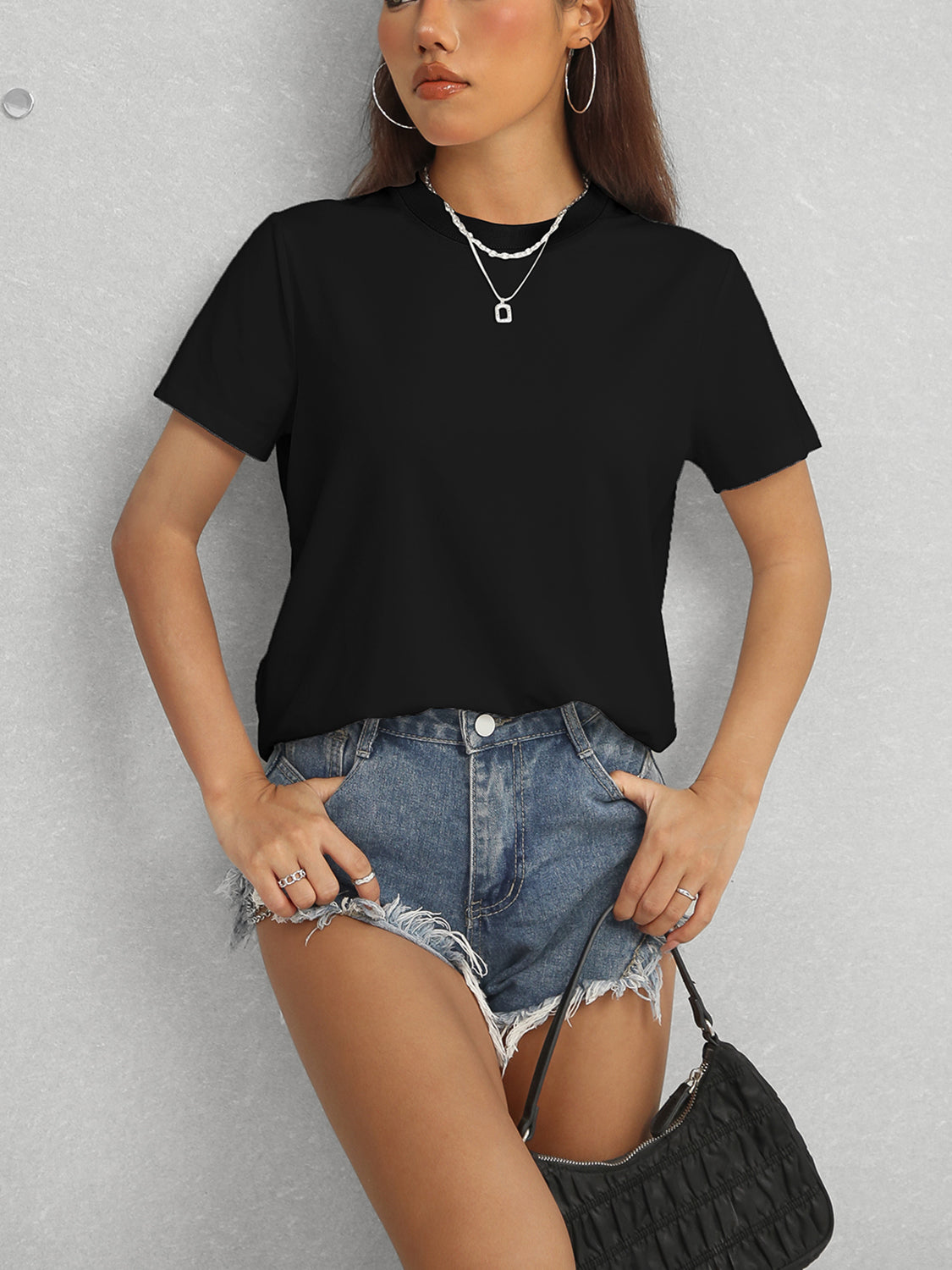 Round Neck Short Sleeve T-Shirt