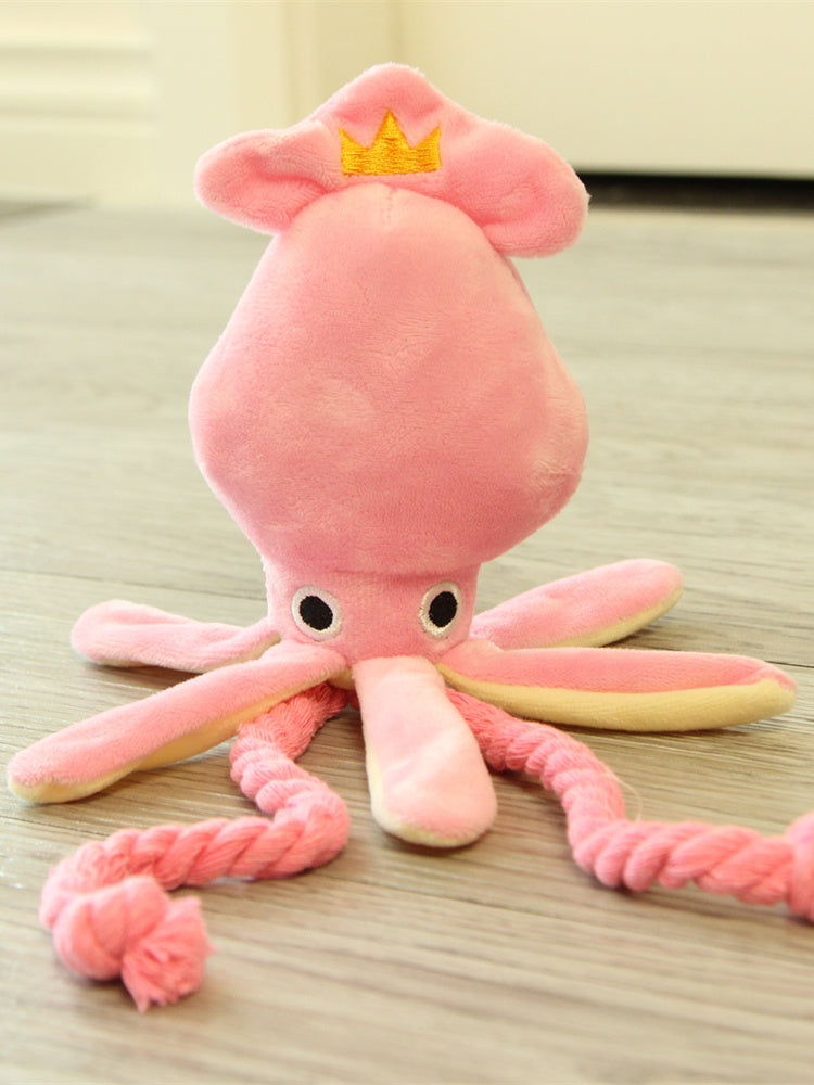 Octopus pet plush toy rope toy