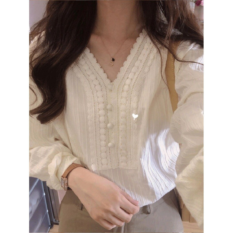 Unique Chic Long-sleeved Top For Women Korean Style Slimming Inner