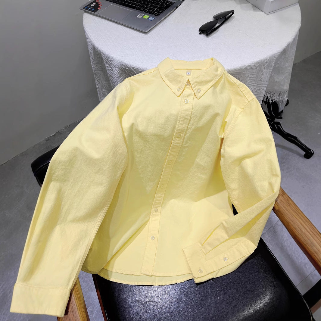 Long Sleeve Cotton Yellow Base Ride Outer Wear