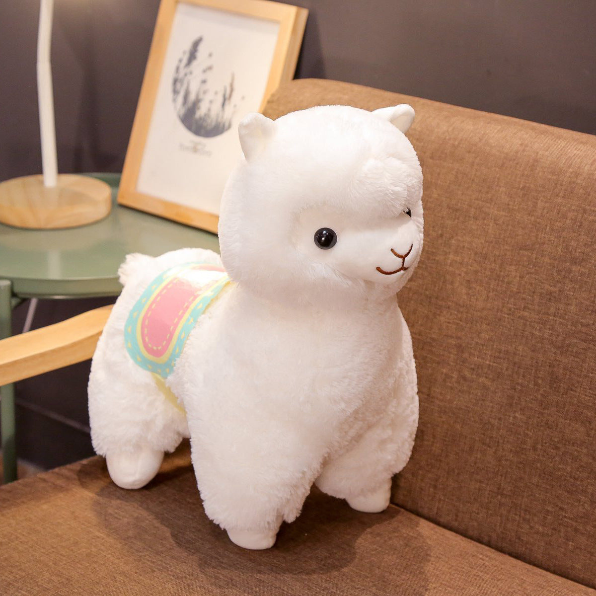 Cute standing alpaca doll