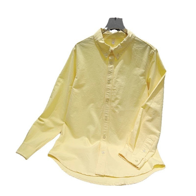 Long Sleeve Cotton Yellow Base Ride Outer Wear