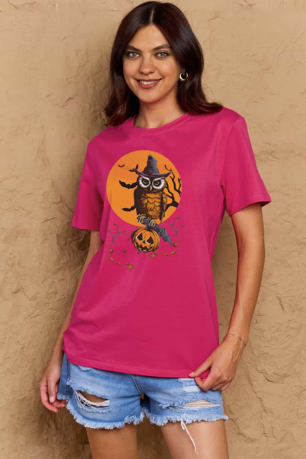 Simply Love Full Size Holloween Theme Graphic Cotton T-Shirt