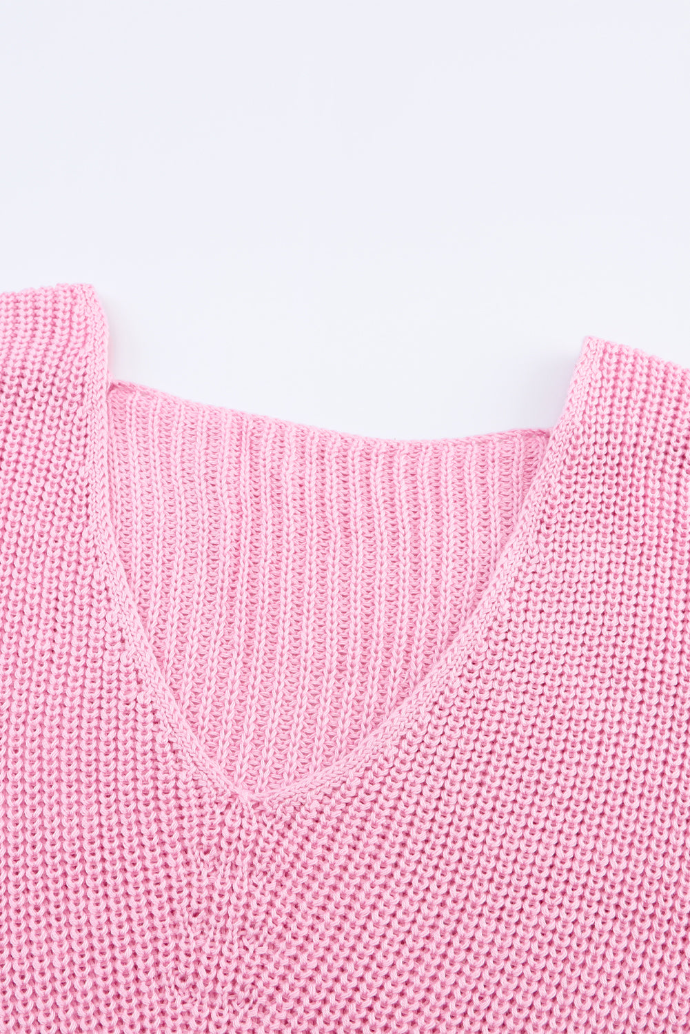 V-Neck Drop Shoulder Sweater