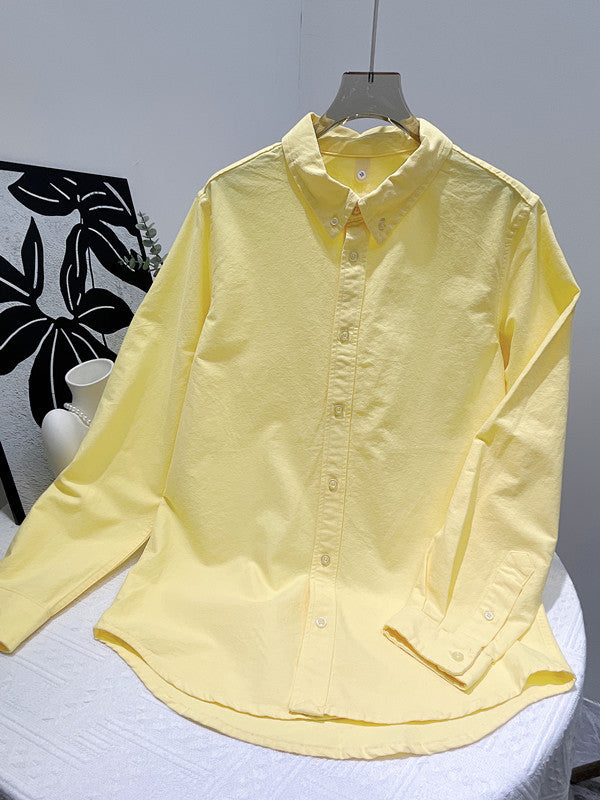 Long Sleeve Cotton Yellow Base Ride Outer Wear